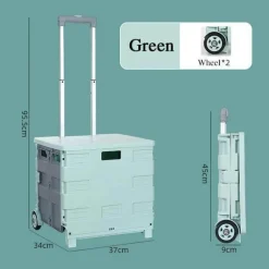 Faltbarer Einkaufswagen – Tragbarer Picknickwagen-Organizer