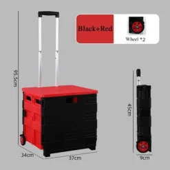 Faltbarer Einkaufswagen – Tragbarer Picknickwagen-Organizer