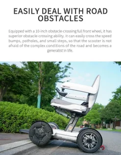 Faltbarer Elektrorollstuhl - Moderner Mobilitätsroller