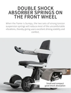 Faltbarer Elektrorollstuhl - Moderner Mobilitätsroller