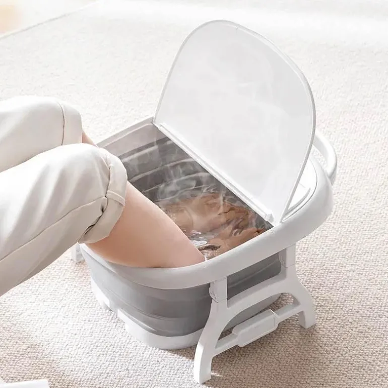 Faltbarer Fußwascheimer – unverzichtbar für das Home Spa
