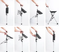 Faltbarer Gehstuhl – Tragbare Mobilitätshilfe für Senioren