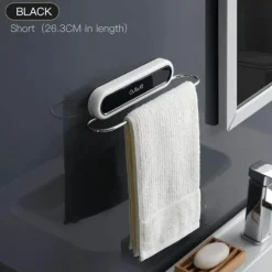 Faltbarer Handtuchhalter aus Edelstahl zur Wandmontage