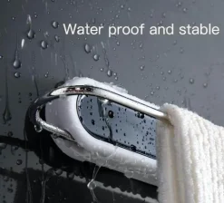 Faltbarer Handtuchhalter aus Edelstahl zur Wandmontage