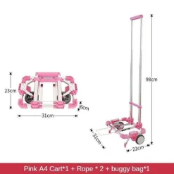 Faltbarer Handwagen - Tragbarer Mehrzweckwagen