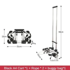 Faltbarer Handwagen - Tragbarer Mehrzweckwagen
