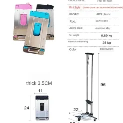 Faltbarer Handwagen - Tragbarer Mehrzweckwagen