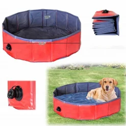 Faltbarer Haustier-Badepool - Tragbarer Hunde- und Katzenpool