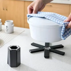 Faltbarer, hitzebeständiger Untersetzer – rutschfestes Küchen- und Esszimmerzubehör