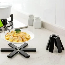 Faltbarer, hitzebeständiger Untersetzer – rutschfestes Küchen- und Esszimmerzubehör