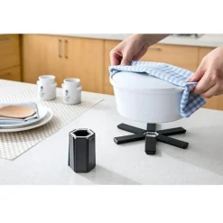 Faltbarer, hitzebeständiger Untersetzer – rutschfestes Küchen- und Esszimmerzubehör