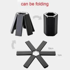 Faltbarer, hitzebeständiger Untersetzer – rutschfestes Küchen- und Esszimmerzubehör