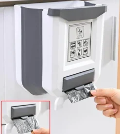 Faltbarer Küchenmülleimer – Platzsparender Schrankabfalleimer