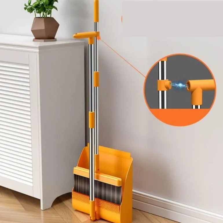 Faltbarer magnetischer selbstreinigender Besen - Kompakter Staubmopp