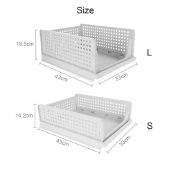 Faltbarer mehrschichtiger Kleider-Organizer – platzsparende Kleiderschrankbox