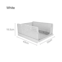 Faltbarer mehrschichtiger Kleider-Organizer – platzsparende Kleiderschrankbox