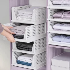 Faltbarer mehrschichtiger Kleider-Organizer – platzsparende Kleiderschrankbox