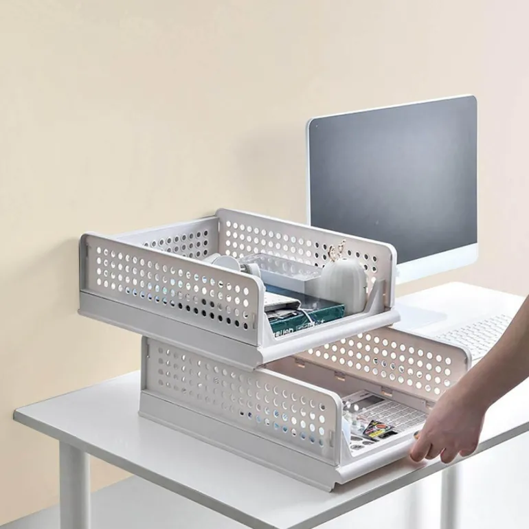 Faltbarer mehrschichtiger Kleider-Organizer – platzsparende Kleiderschrankbox