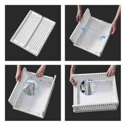Faltbarer mehrschichtiger Kleider-Organizer – platzsparende Kleiderschrankbox