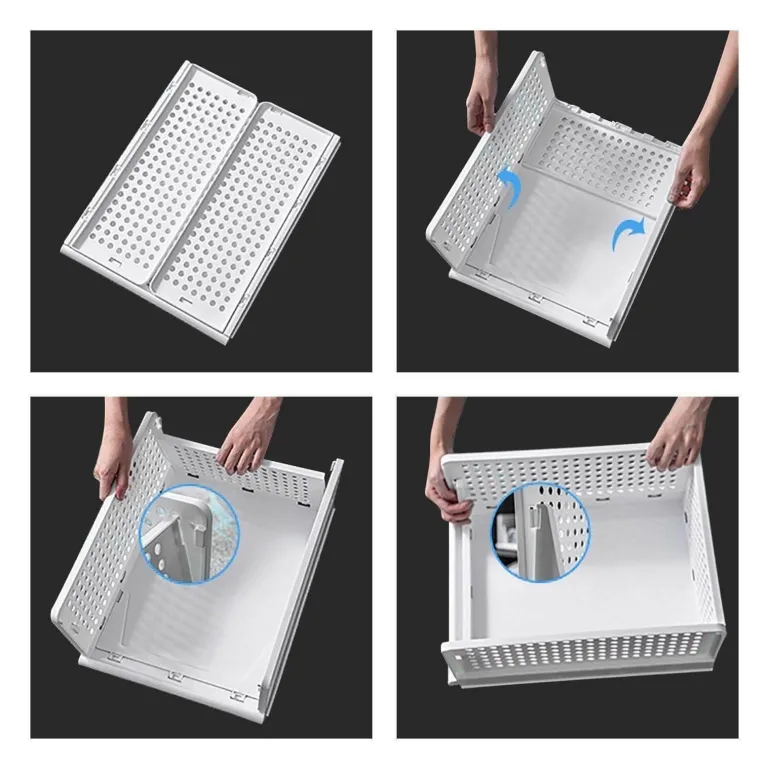 Faltbarer mehrschichtiger Kleider-Organizer – platzsparende Kleiderschrankbox