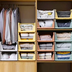 Faltbarer mehrschichtiger Kleider-Organizer – platzsparende Kleiderschrankbox