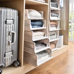 Faltbarer mehrschichtiger Kleider-Organizer – platzsparende Kleiderschrankbox