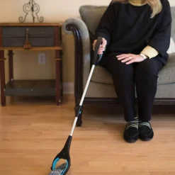 Faltbarer Müllgreifer – rotierendes Abfallgreifwerkzeug mit langem Griff