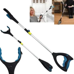 Faltbarer Müllgreifer – rotierendes Abfallgreifwerkzeug mit langem Griff