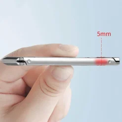 Faltbarer Nagelknipser aus Edelstahl – 3-in-1-Pflegewerkzeug