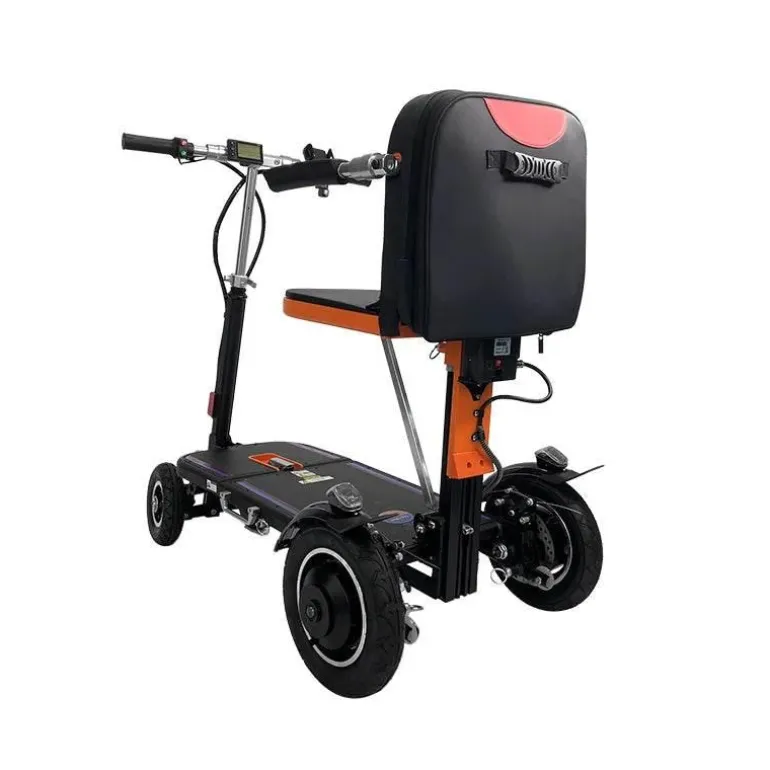 Faltbarer 4-Rad-Elektroroller - Tragbare Mobilitätshilfe für Senioren