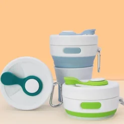 Faltbarer Reisebecher – Umweltfreundliches, wiederverwendbares Trinkgeschirr für unterwegs