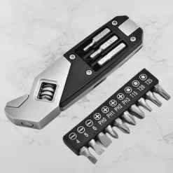 Faltbarer Schraubenschlüssel-Werkzeugsatz aus Edelstahl – Pro Expert Mechanic Tools