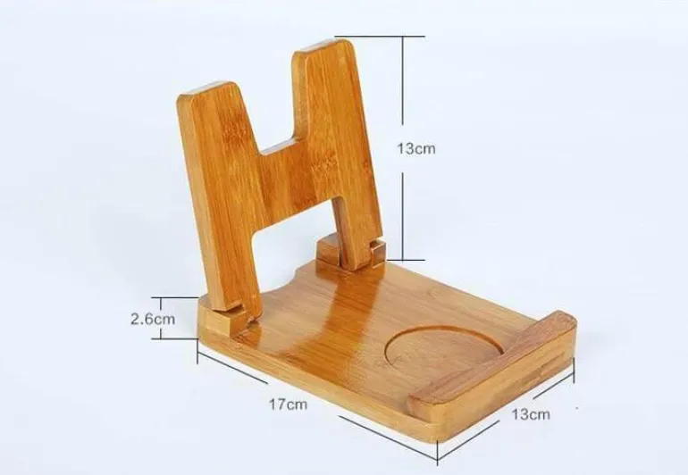 Faltbarer Topfdeckelhalter aus Holz – Schneidebrett-Organizer