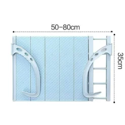Faltbarer Wäscheständer – Platzsparender Wäsche-Organizer