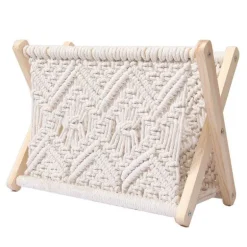 Faltbarer Zeitschriftenhalter aus Baumwolle – Aufbewahrungsbox für das Homeoffice