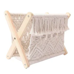 Faltbarer Zeitschriftenhalter aus Baumwolle – Aufbewahrungsbox für das Homeoffice