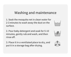 Faltbares Baby-Moskitonetz – Tragbarer Insektenschutz