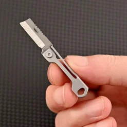 Faltbares Campingmesser aus Edelstahl – Tragbares Werkzeug im Taschenformat