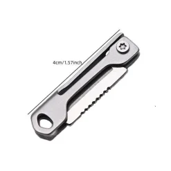 Faltbares Campingmesser aus Edelstahl – Tragbares Werkzeug im Taschenformat