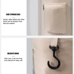 Faltbares Fußbad – Tragbares Spa-Fußbad-Spa-Zubehör