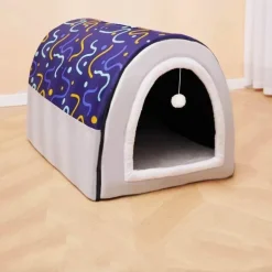 Faltbares großes Haustierhaus – gemütlicher Unterschlupf für Katzen und Hunde