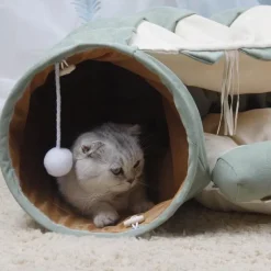 Faltbares Haustier-Tunnelbett - Katzen-Hunde-Spielhaus