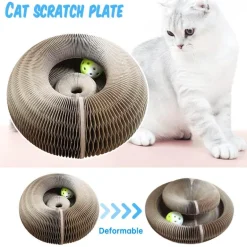 Faltbares Katzenkratzbrett – Magisches Haustier-Spielzubehör