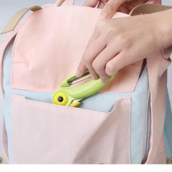 Faltbares Mini-Picknickmesser – Obstvogel-Design