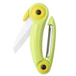 Faltbares Mini-Picknickmesser – Obstvogel-Design