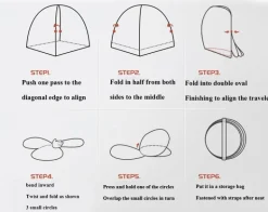 Faltbares Moskitonetz fürs Bett – Tragbarer Insektenschutz