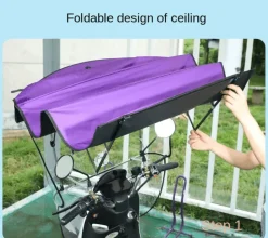 Faltrad-Überdachung - Wasserdichte Regenschutzausrüstung