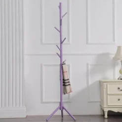 Farbenfrohe Garderobe mit 8 Haken – Moderner Organizer für Zuhause