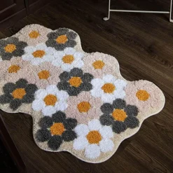 Farbenfroher Blumenteppich - Dekorativer Blumenteppich