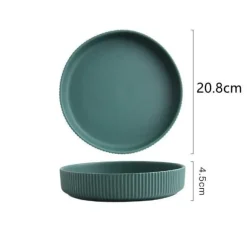 Farbenfroher Essteller aus Keramik – Stilvolles Geschirr für alle Gelegenheiten